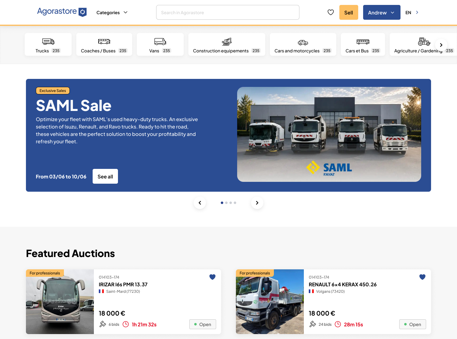 Redesigning a second-hand assets marketplace